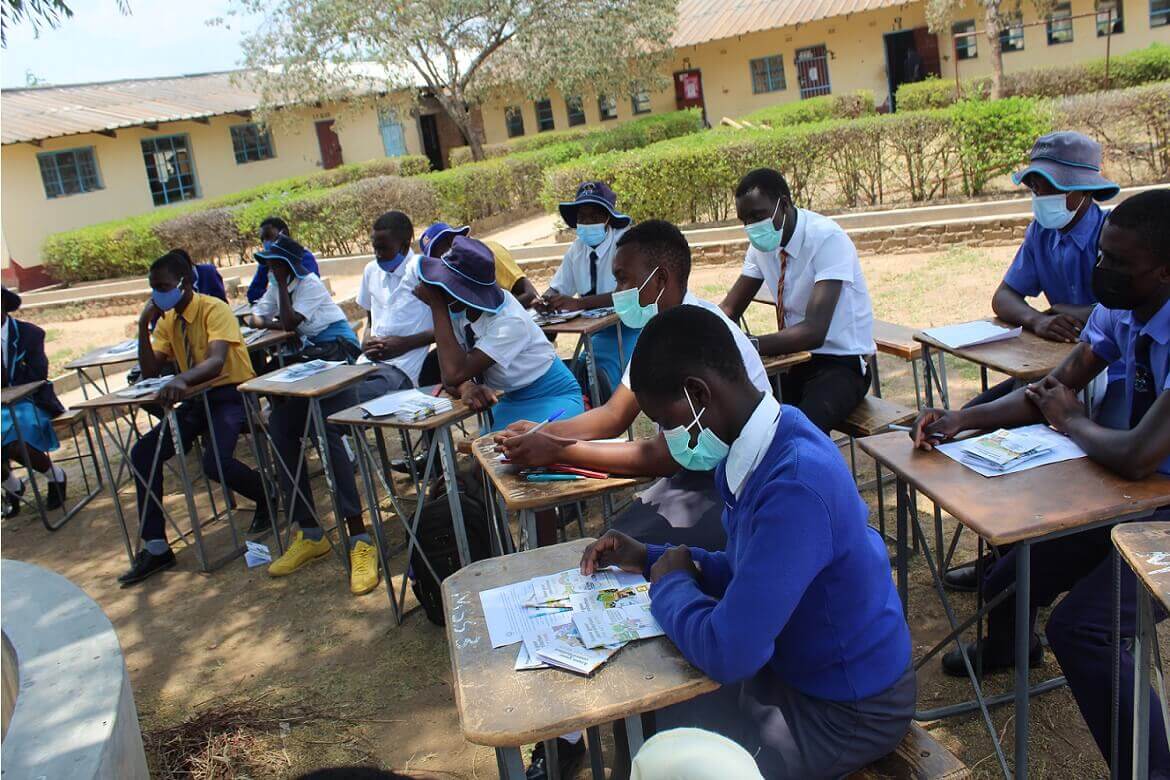 Learners participating in GWEN TRUST education and career support